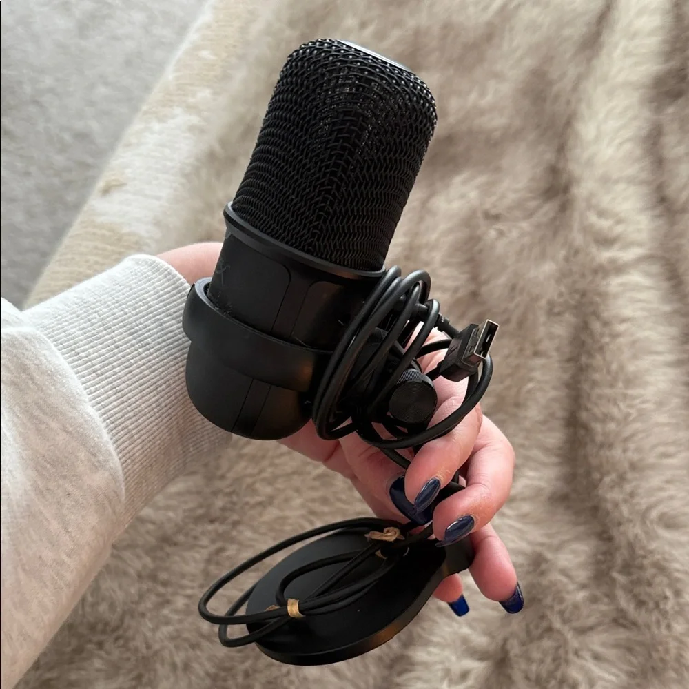 HyperX SoloCast Black USB Microphone for Streaming